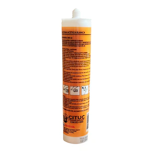 Silicona Acética Blanca Fungicida 280ml