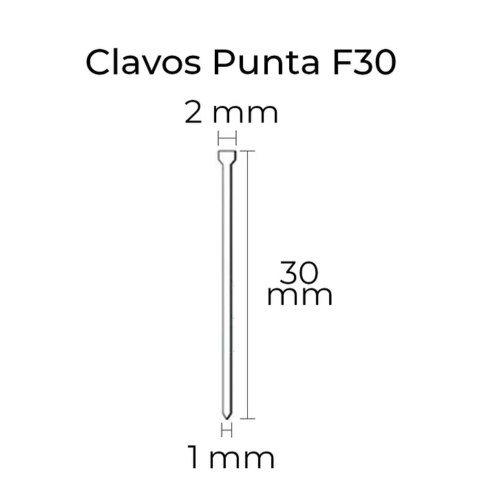 Clavos Punta F30 / 5.000 unidades 3