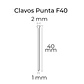Clavos Punta F40 / 5.000 unidades - Miniatura 3