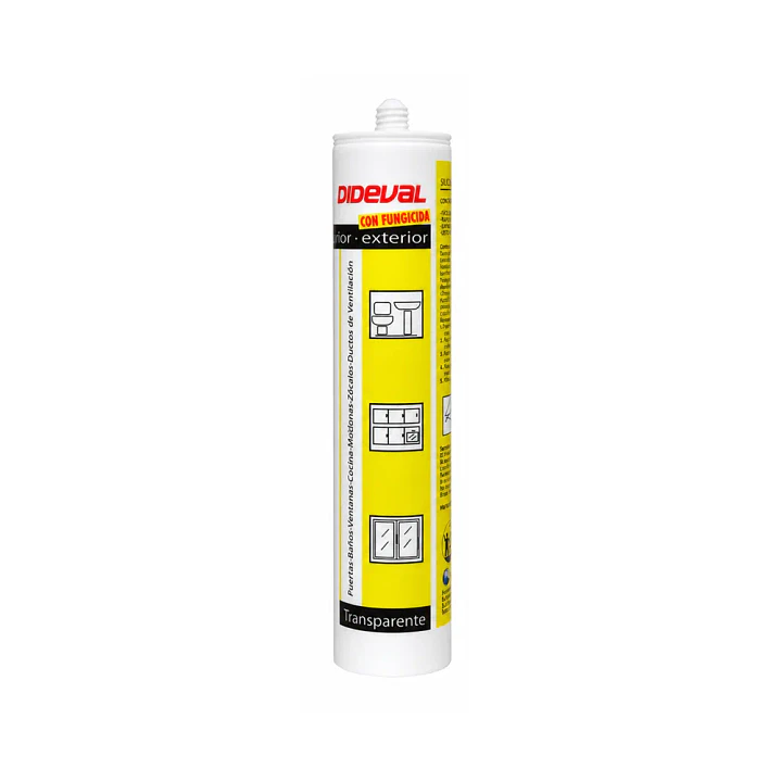 Silicona Acética Transparente Fungicida 280ml 1