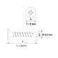 Tornillo Aglomerado (Chipboard) 3,5 x 50mm American Screw - 100 Unid. - Miniatura 4