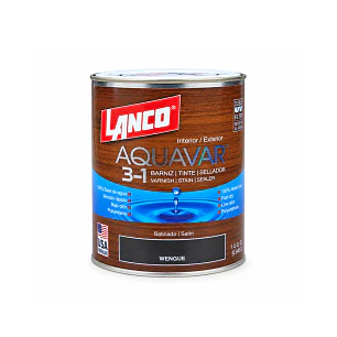 Aquavar 3 en 1 Wengue Lanco - 1/4 Galón