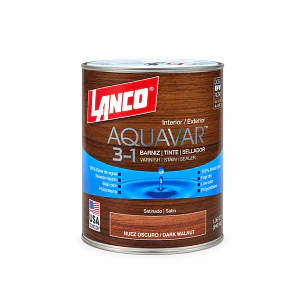 Aquavar 3 en 1 Nuez Oscuro Lanco - 1/4 Galón