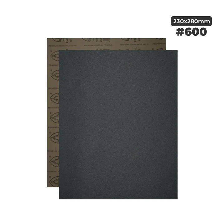 Lija al Agua Klingspor PS 8 A – Pliego 230x280mm – Grano #600 1