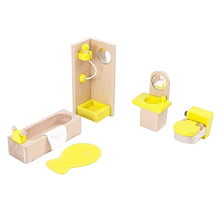Muebles Miniatura Baño Juguetes de Madera
