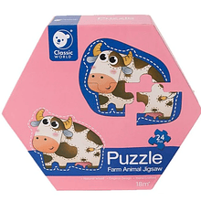 Puzzle Animales de la Granja - Classic World