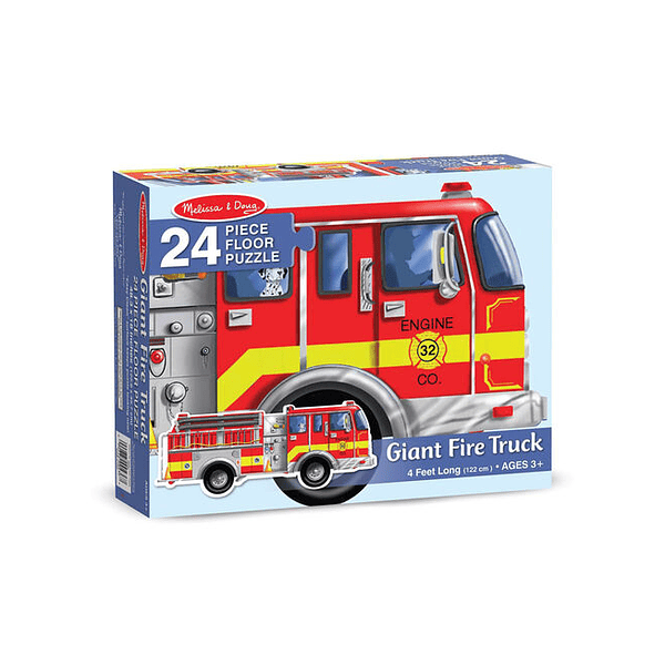Puzzle Camión de bomberos - 24 piezas Melissa & Doug