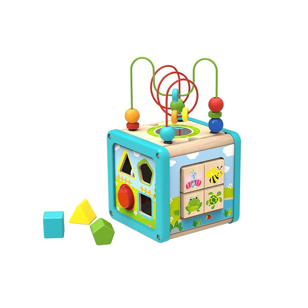 Cubo de juego de encajes y labertinto - Tooky Toy