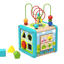 Cubo de juego de encajes y labertinto - Tooky Toy