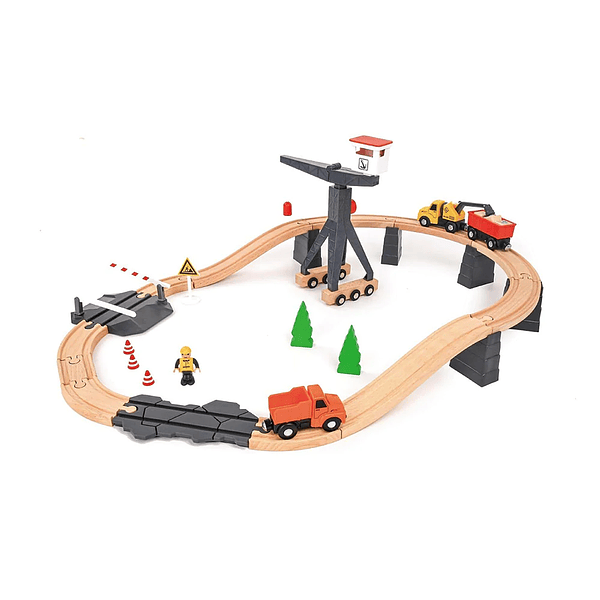 Pista de trenes - Tooky Toy