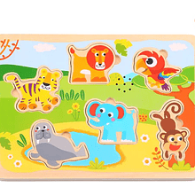 Puzzle de animales con sonido - Tooky Toy