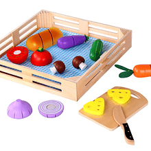 Bandeja de verduras para corte - Tooky Toy