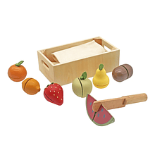 Set de Frutas Caja de Madera Juguete Educativo Didáctico Otuti