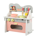 Mini Cocina de Madera con Accesorios Rosa Otuti