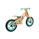 Bicicleta de Aprendizaje Equilibrio Madera Verde