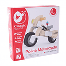 Moto Policial Armable Classic World Juguetes de Madera