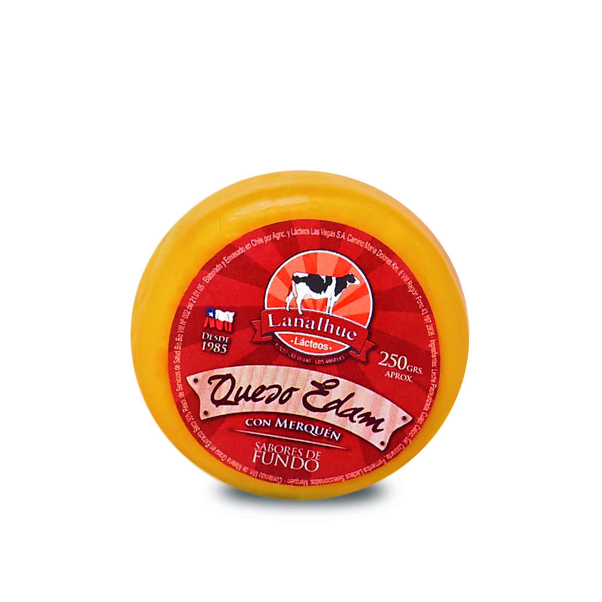 QUESO EDAM CON MERKÉN LANALHUE, 250 grs aprox