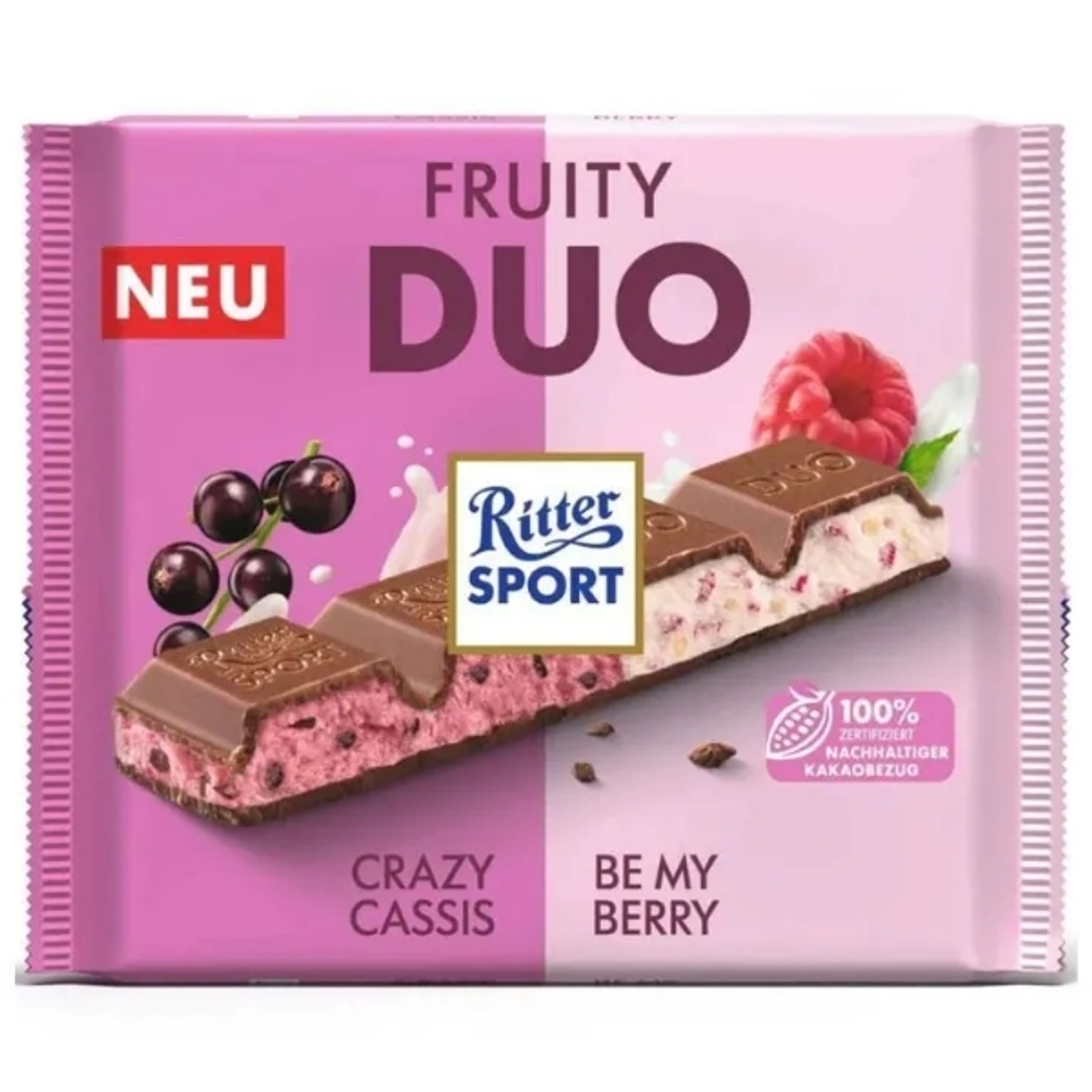 Chocolate en Barra Frutal Duo Ritter Sport 218 g 1