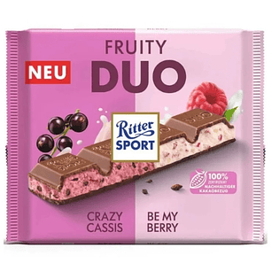 Chocolate en Barra Frutal Duo Ritter Sport 218 g