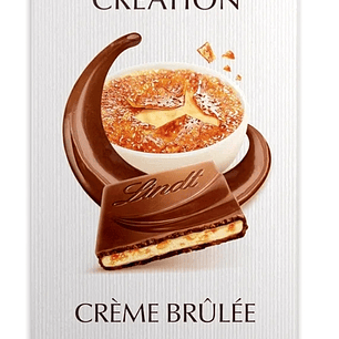 CHOCOLATE LINDT CREATION CREME BRULEE, barra 150 grs