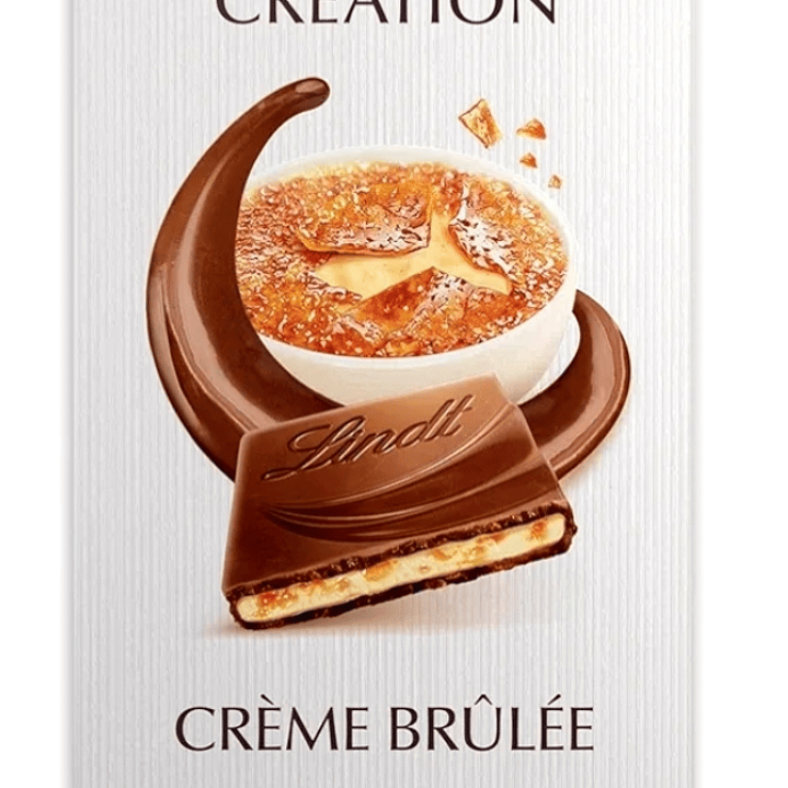 CHOCOLATE LINDT CREATION CREME BRULEE, barra 150 grs 1