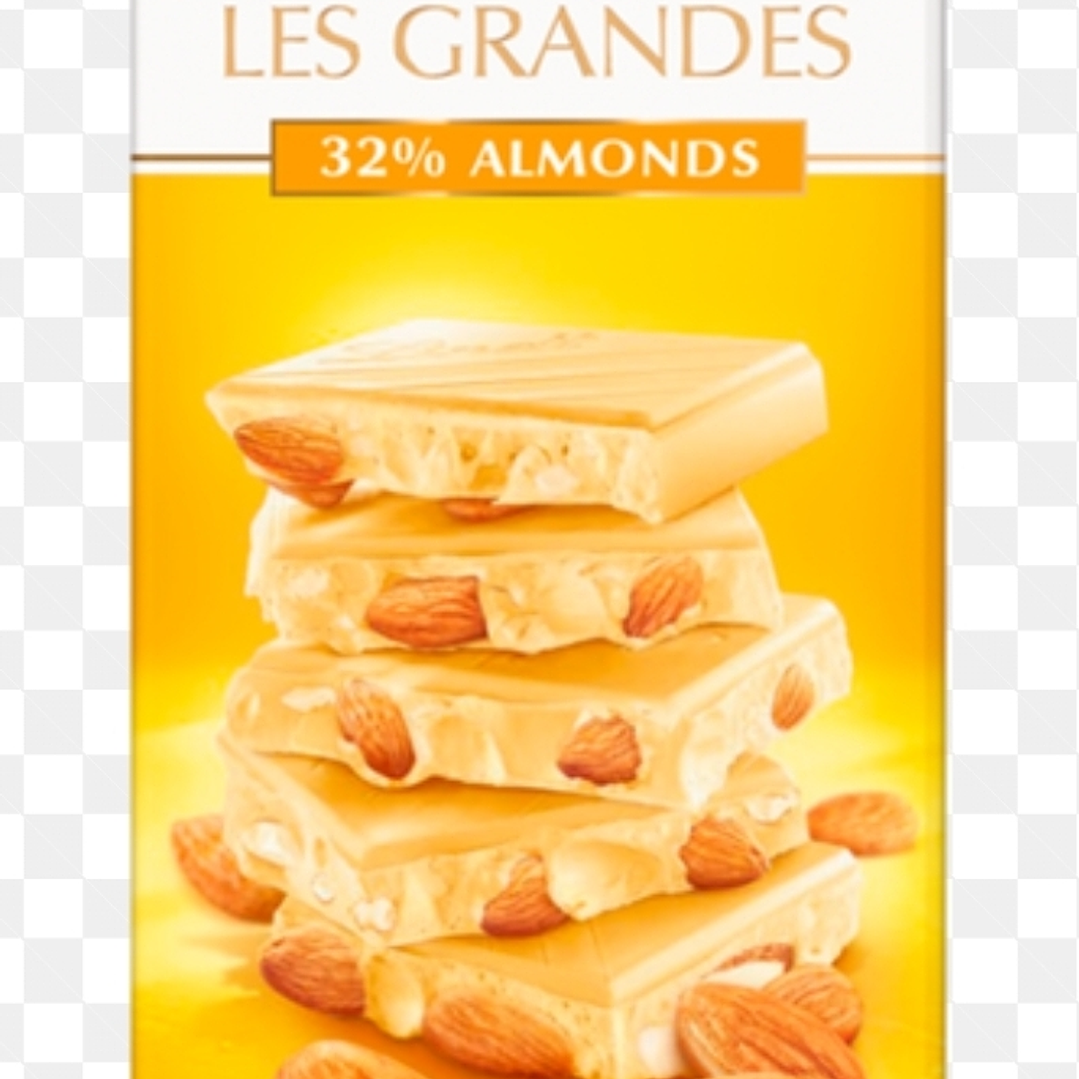 CHOCOLATE LINDT CREATION LES GRANDES 32% ALMENDRAS barra 150 grs 1