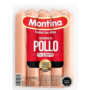 SALCHICHA DE POLLO MONTINA KILO