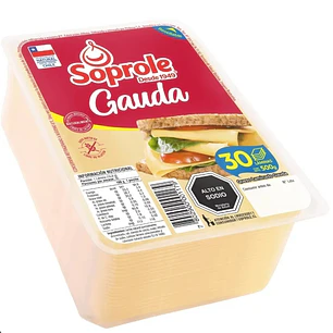 QUESO GOUDA LAMINADO SOPROLE 500 GRS