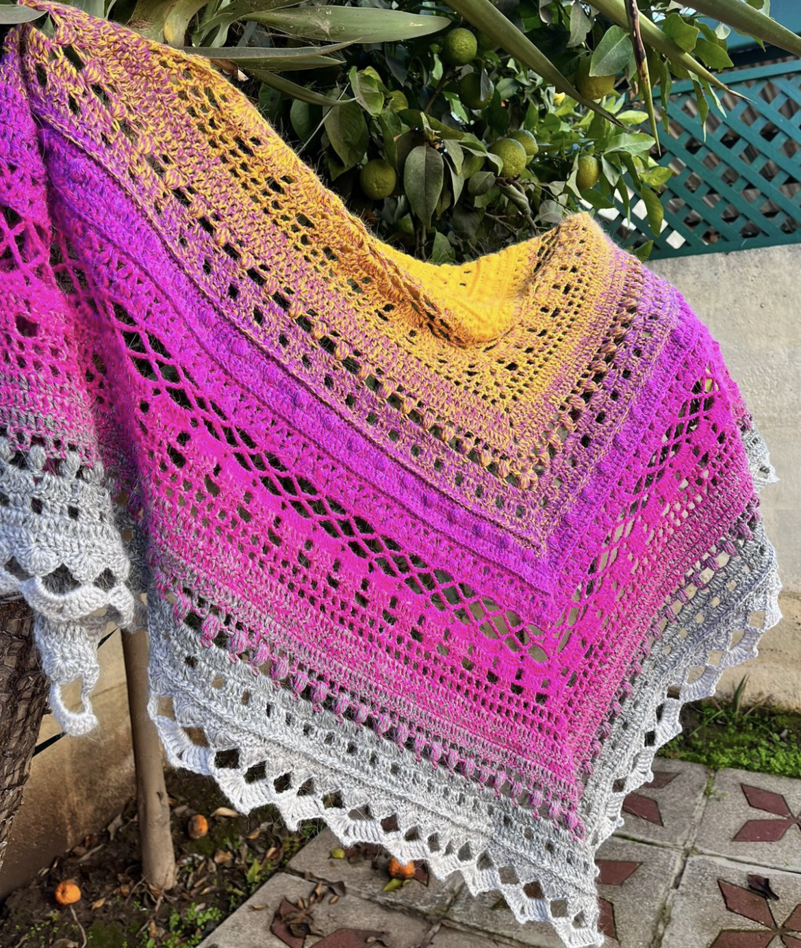 Clove Shawl - Patrón + 6 videos