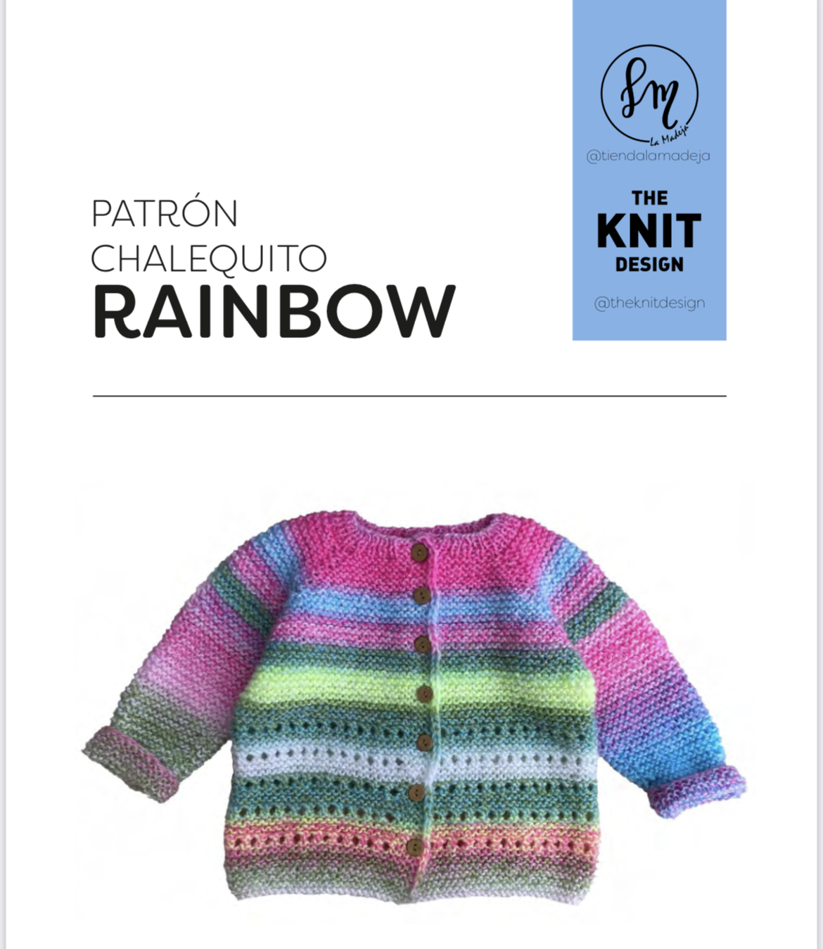 Patrón Chaleco Rainbow