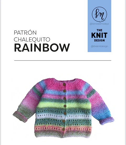 Patrón Chaleco Rainbow
