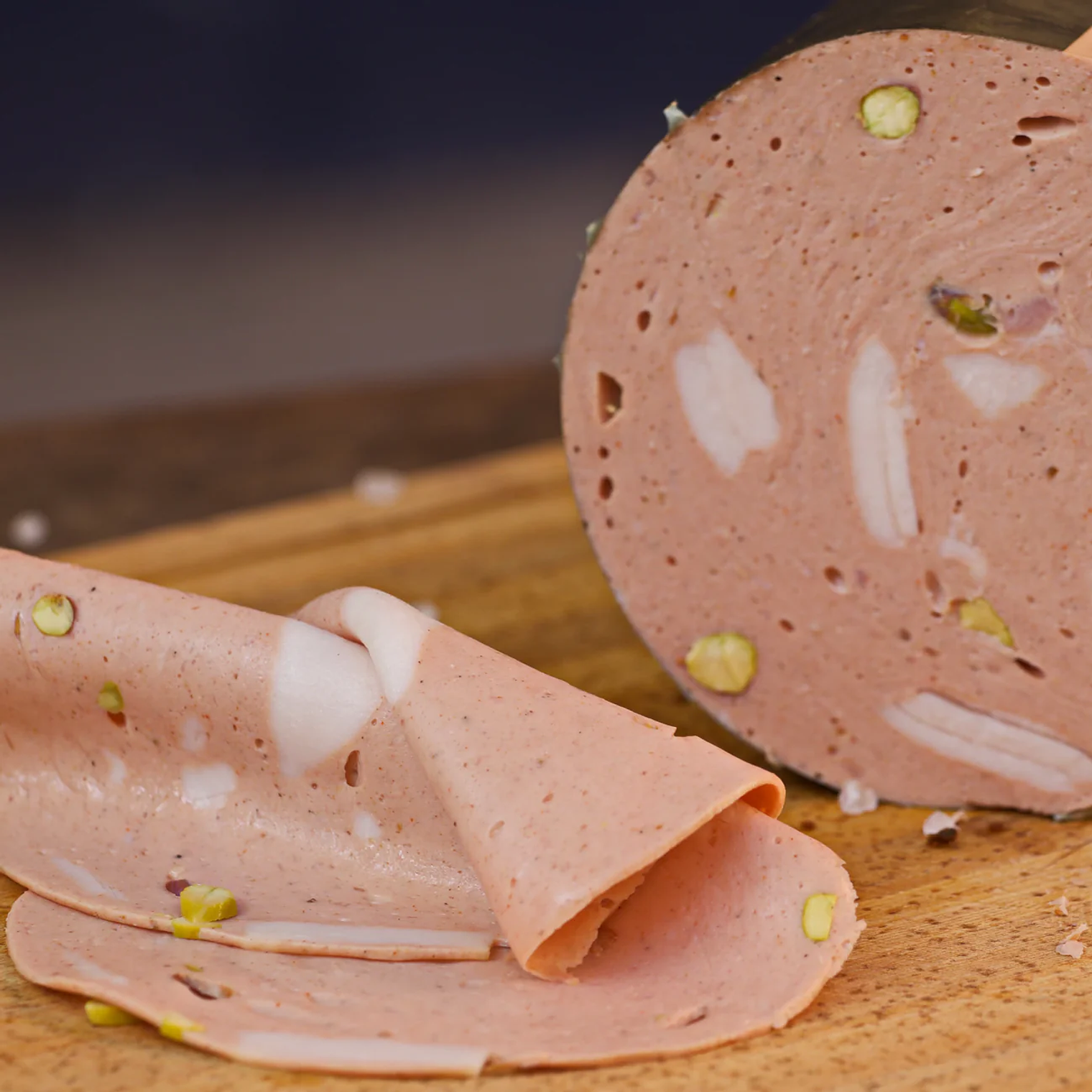 Mortadella Italiana con pistacho 200 gr. 3