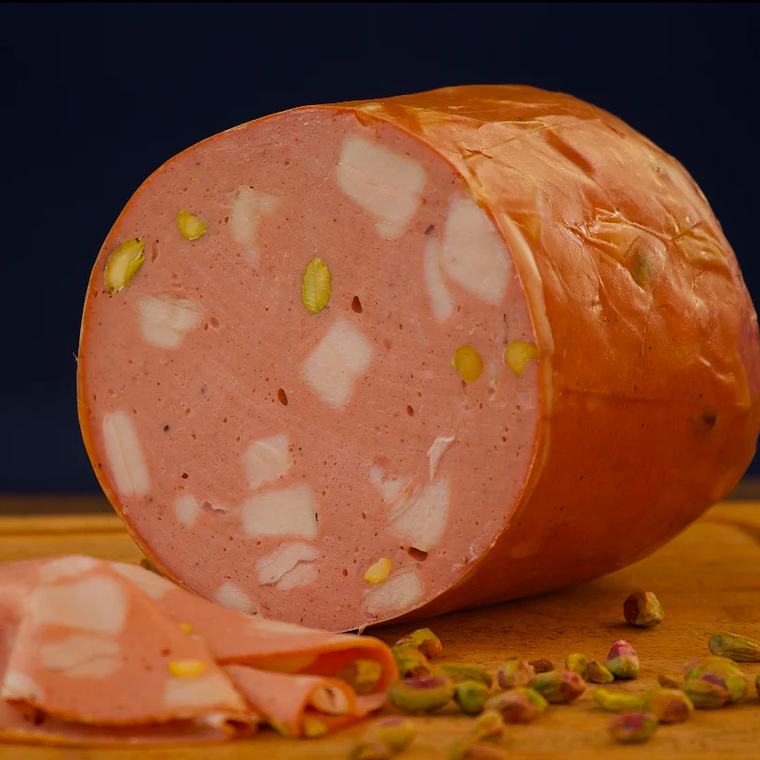 Mortadella Bologna Ahumada Pistacho (trozo) 1