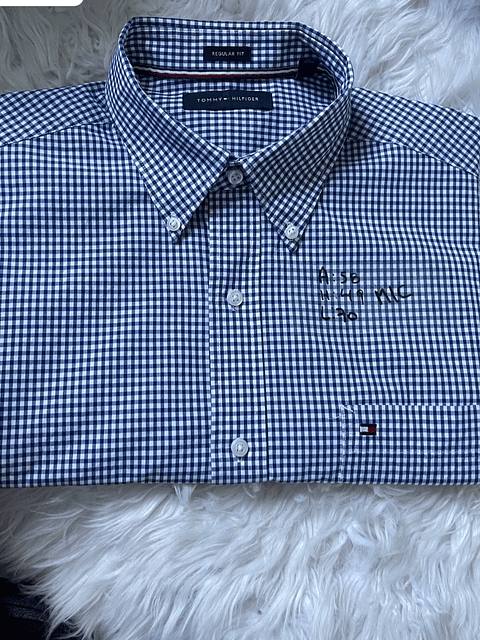 Camisa Manga Larga Tommy Talla L