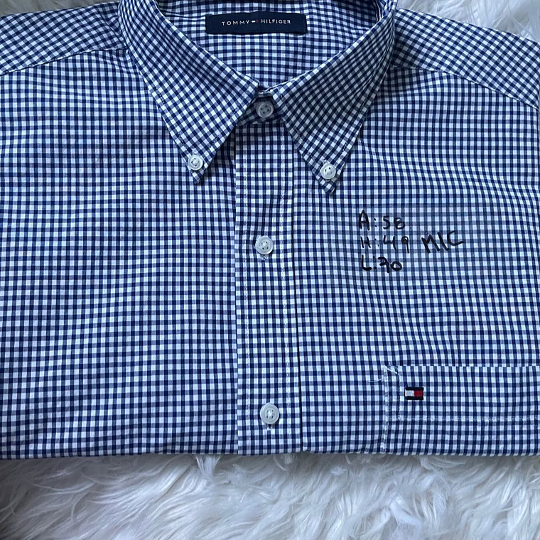 Camisa Manga Larga Tommy Talla L 1