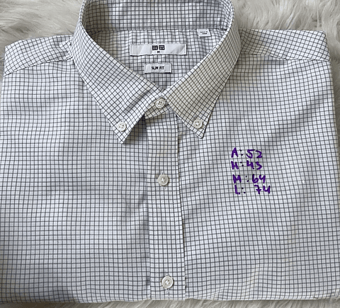 Camisa Uniqlo Talla S