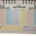 Planner semanal sin fechas tamaño A5 