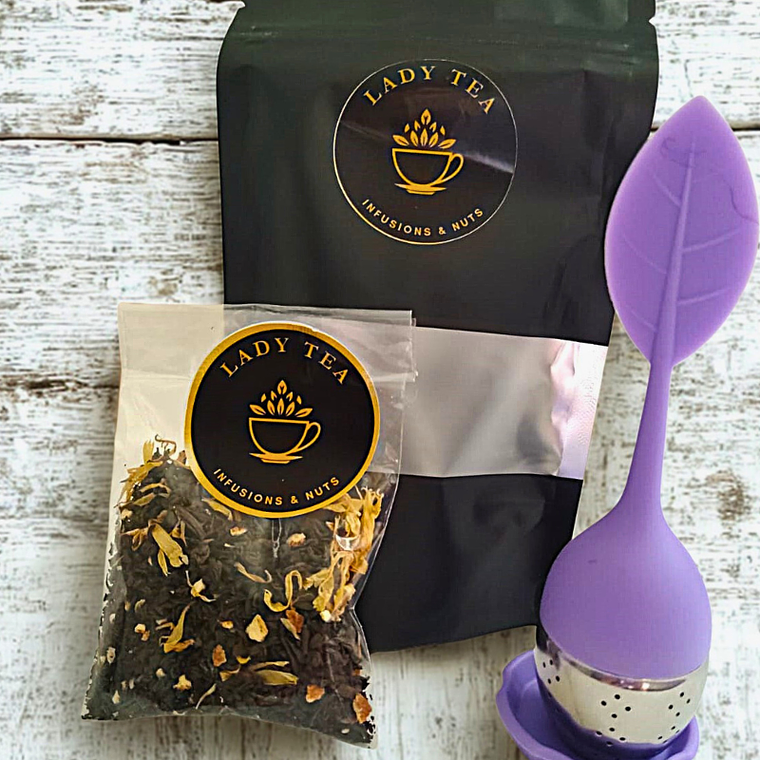 Pack Té Majestic + Infusor + 10 Frutos Secos 2