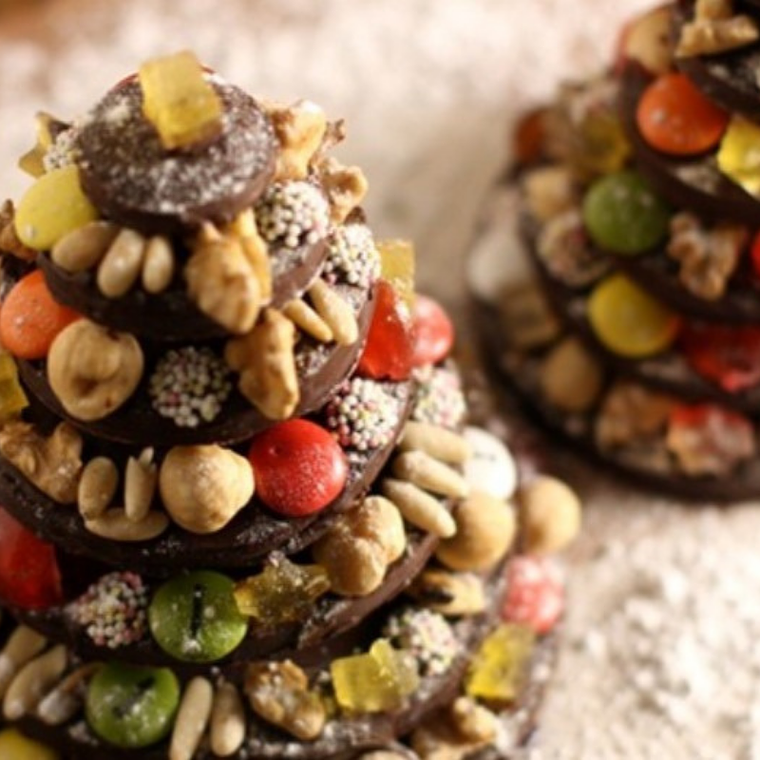 Árboles navideños de chocolate 3