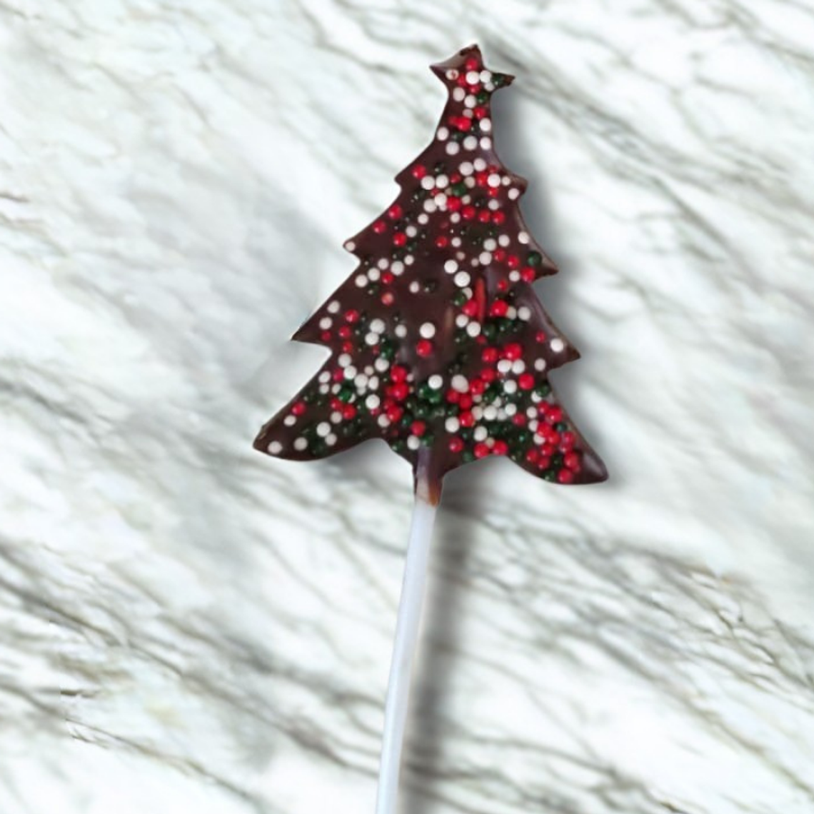 Paletas Navideñas de Chocolate 1