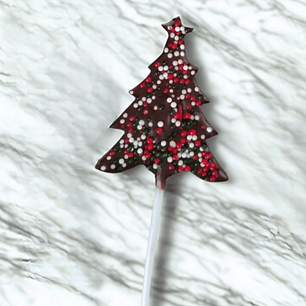 Paletas Navideñas de Chocolate