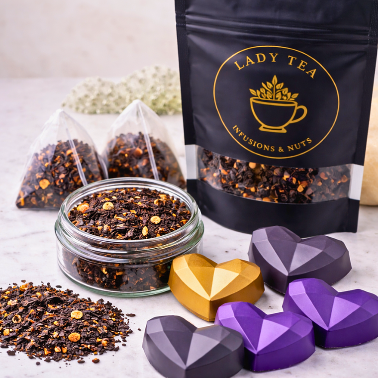 Pack Té Elección + Bombones de Chocolate 12