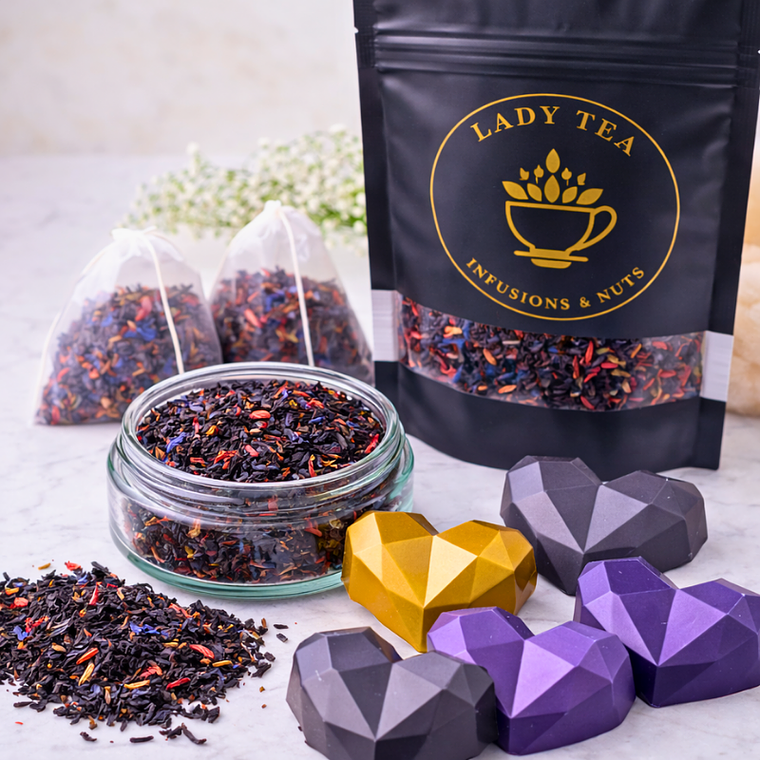 Pack Té Elección + Bombones de Chocolate 13