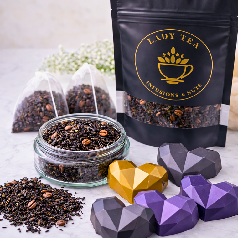 Pack Té Elección + Bombones de Chocolate 14