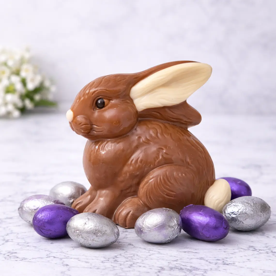 Conejitos de chocolate rellenos 4