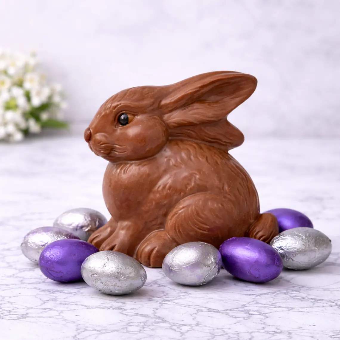 Conejitos de chocolate rellenos 3