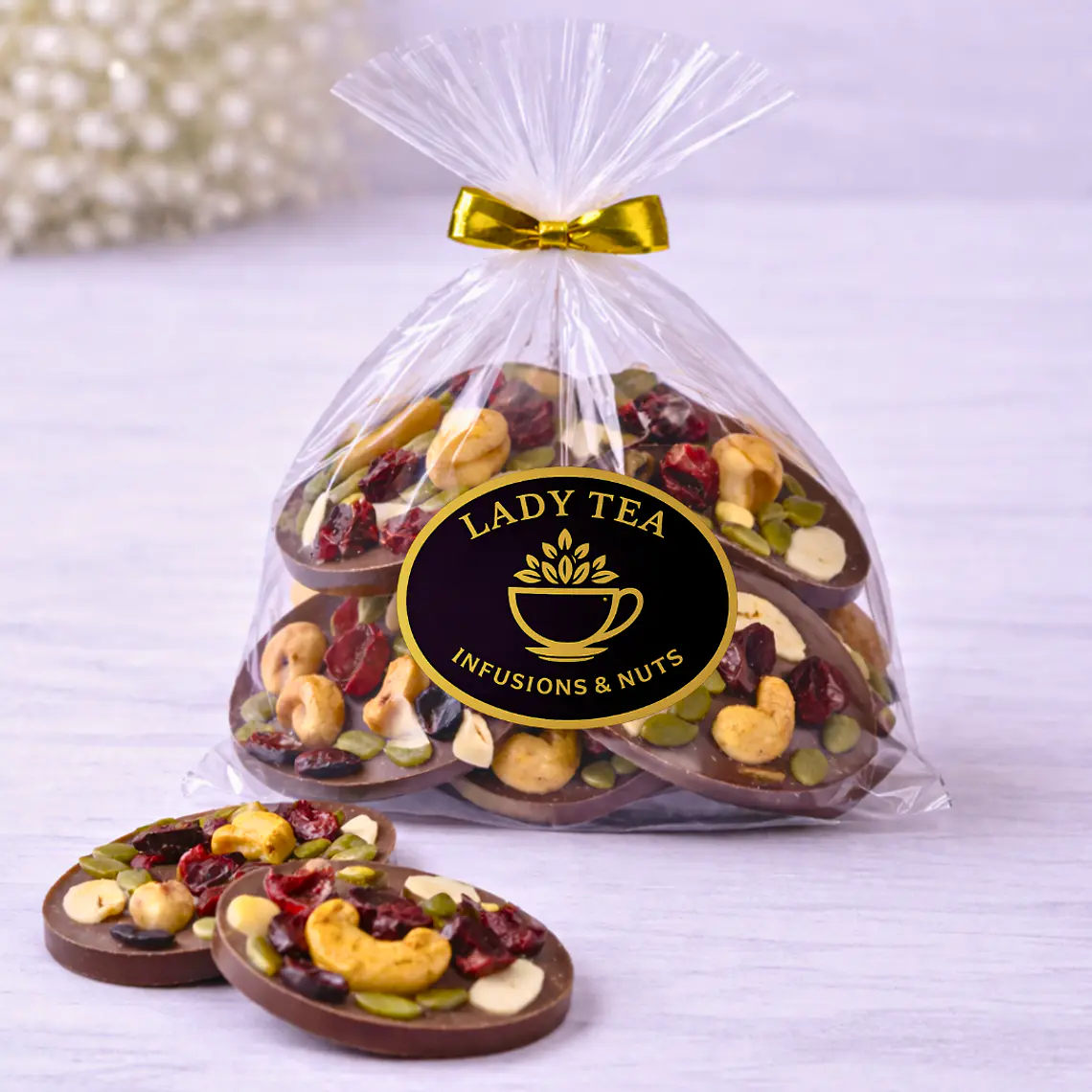 Tabletas de chocolate ovaladas 2