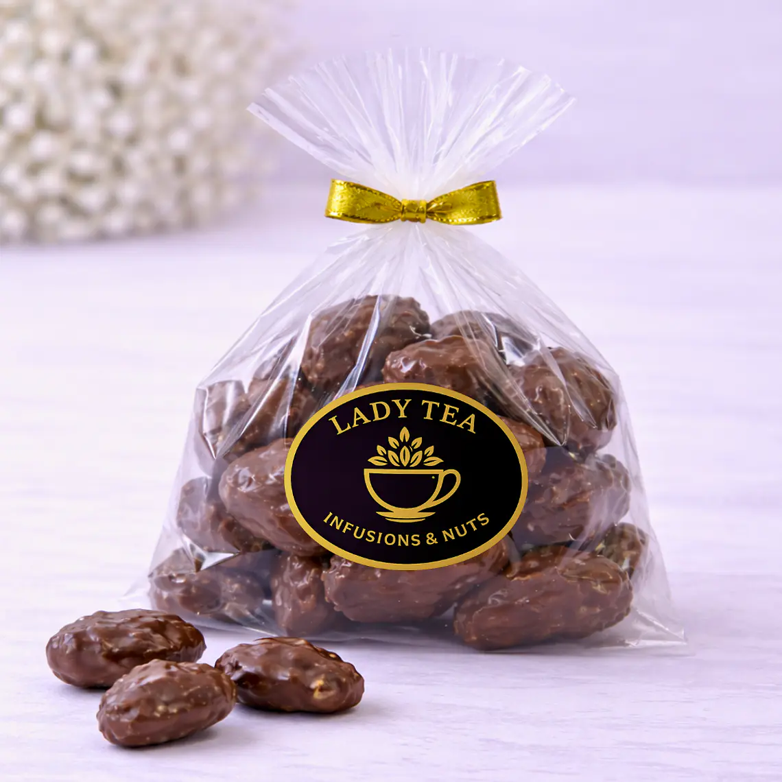 Nueces bañadas en chocolate 2