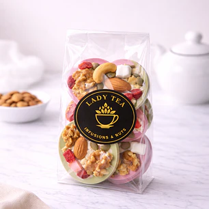 Monedas Yorkshire de Chocolate Blanco