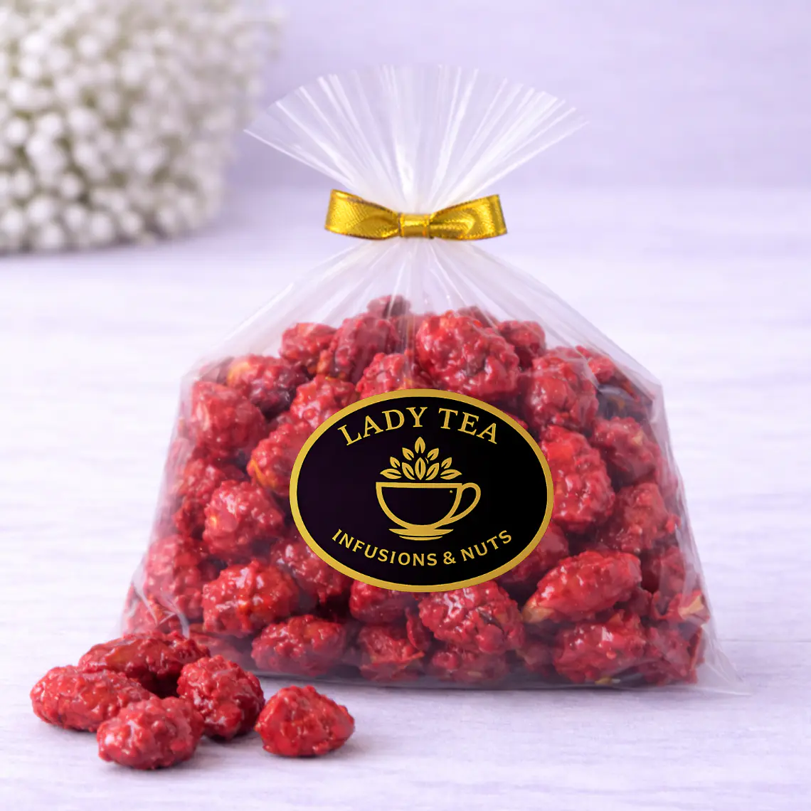 Maní Confitado de Frutilla 1